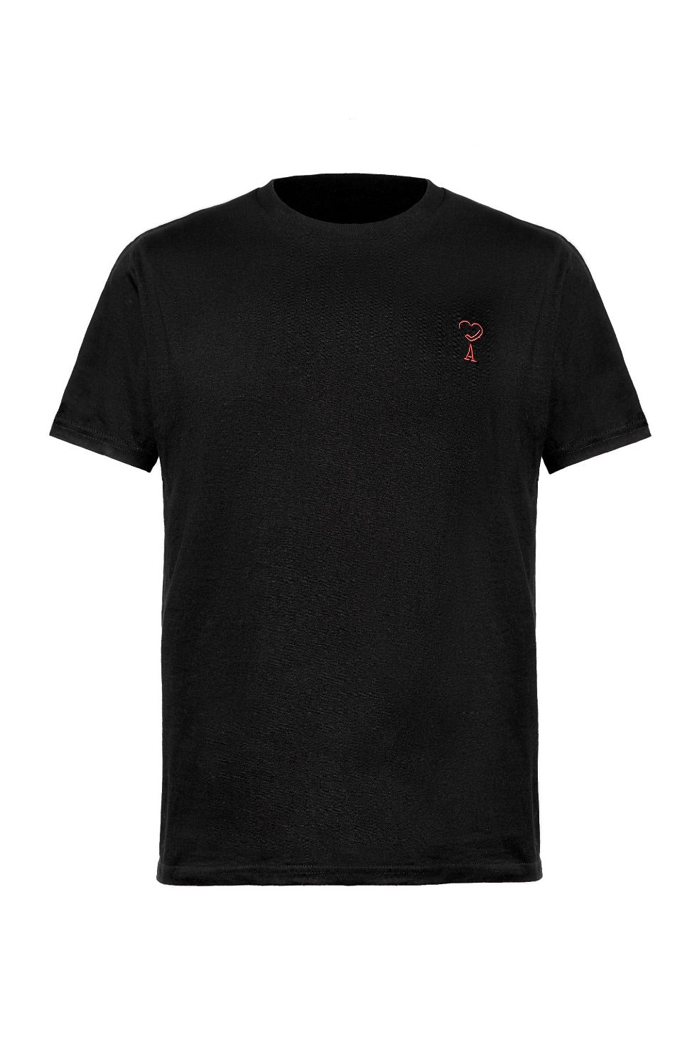 Herzatze T-Shirt schwarz