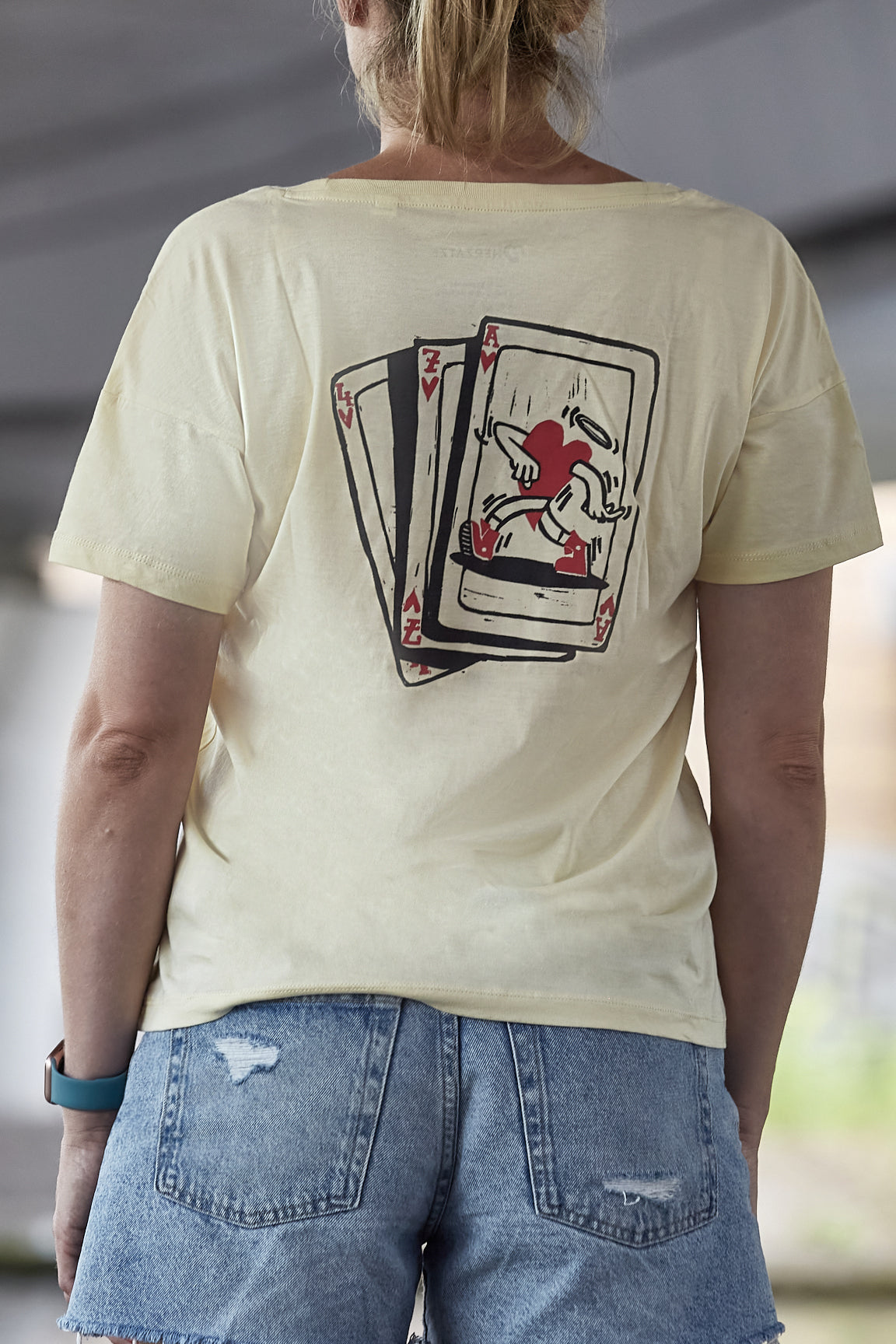 T-Shirt »Läuft, Girl.« – butter